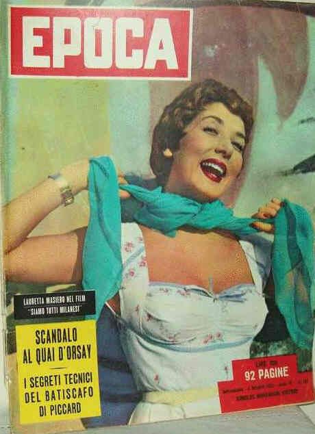 EPOCA magazine side cover Issue 157 4 October 1953