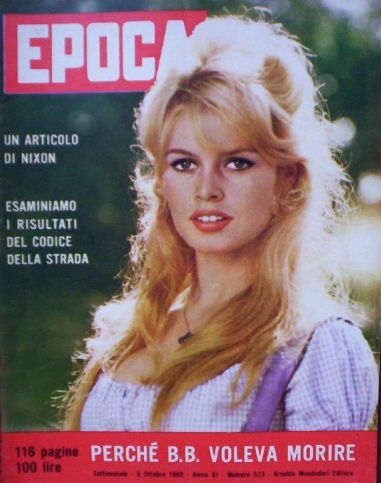 EPOCA magazine side cover Issue 523 9 October 1960