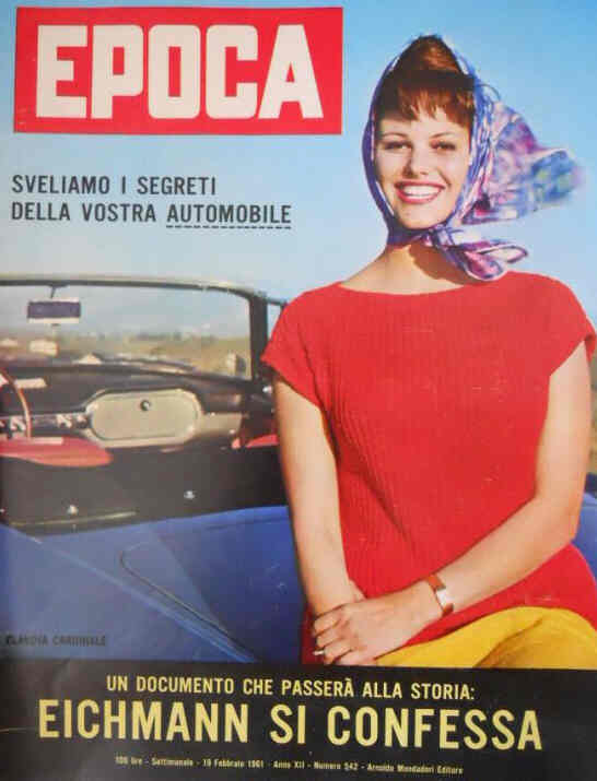 EPOCA magazine side cover Issue 542 19 February 1961