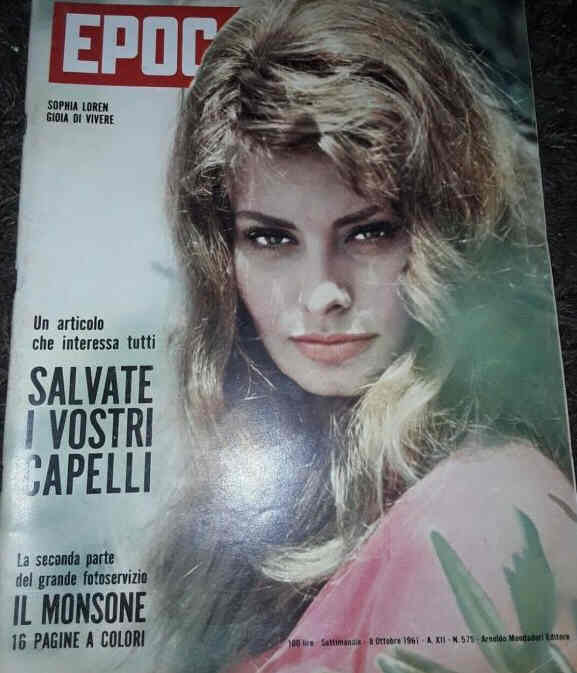 EPOCA magazine side cover Issue 575 8 October 1961