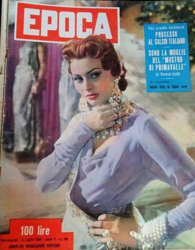 EPOCA magazine side cover Issue 196 4 July 1954