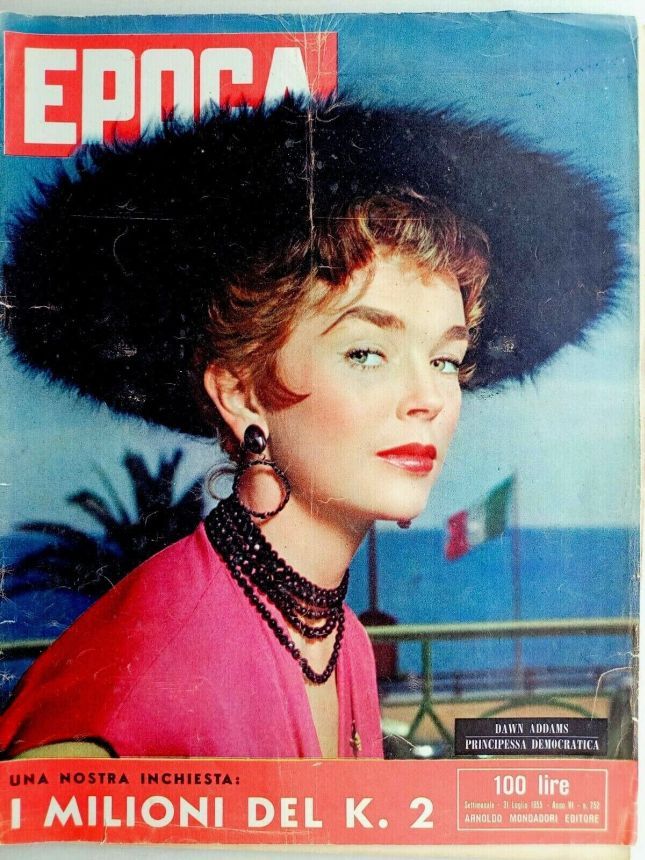 EPOCA magazine side cover Issue 252 31 July 1955