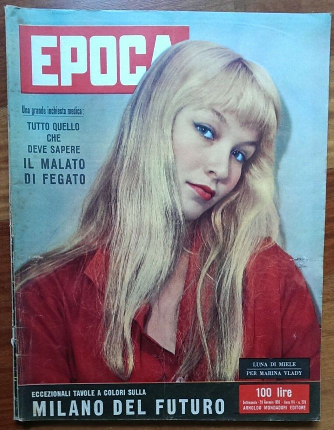 EPOCA magazine side cover Issue 278 28 January 1956