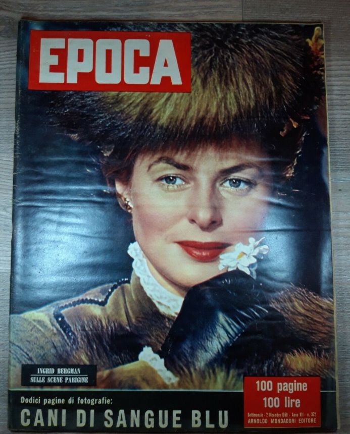 EPOCA magazine side cover Issue 322 2 December 1956