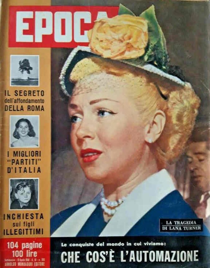 EPOCA magazine side cover Issue 393 13 April 1958