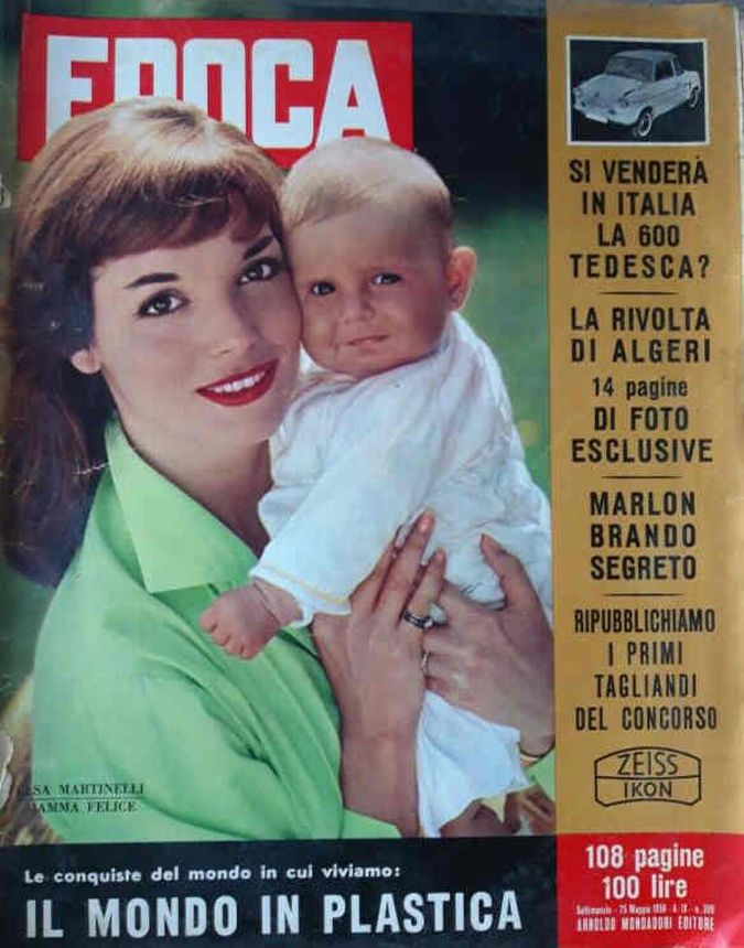EPOCA magazine side cover Issue 399 25 May 1958