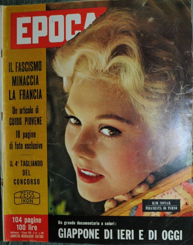 EPOCA magazine side cover Issue 400 1 June 1958