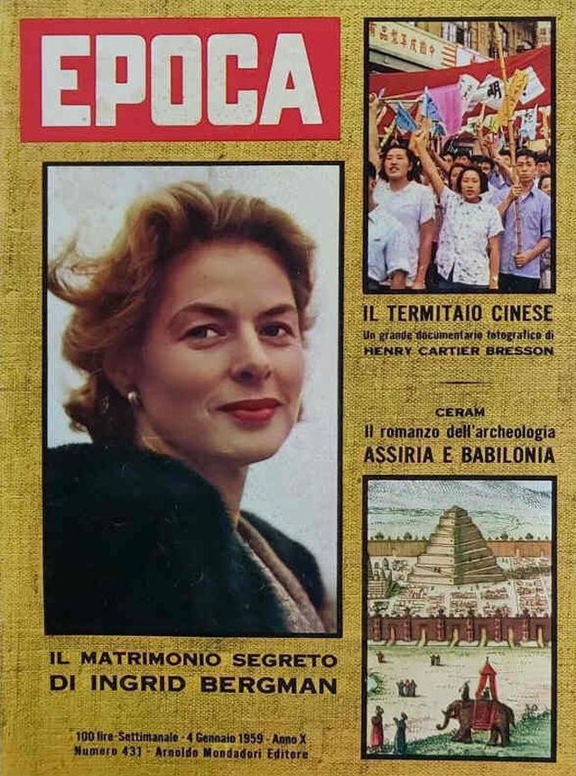 EPOCA magazine side cover Issue 431 4 January 1959