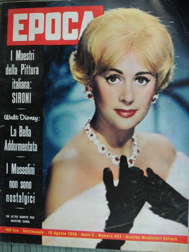 EPOCA magazine side cover Issue 463 16 August 1959