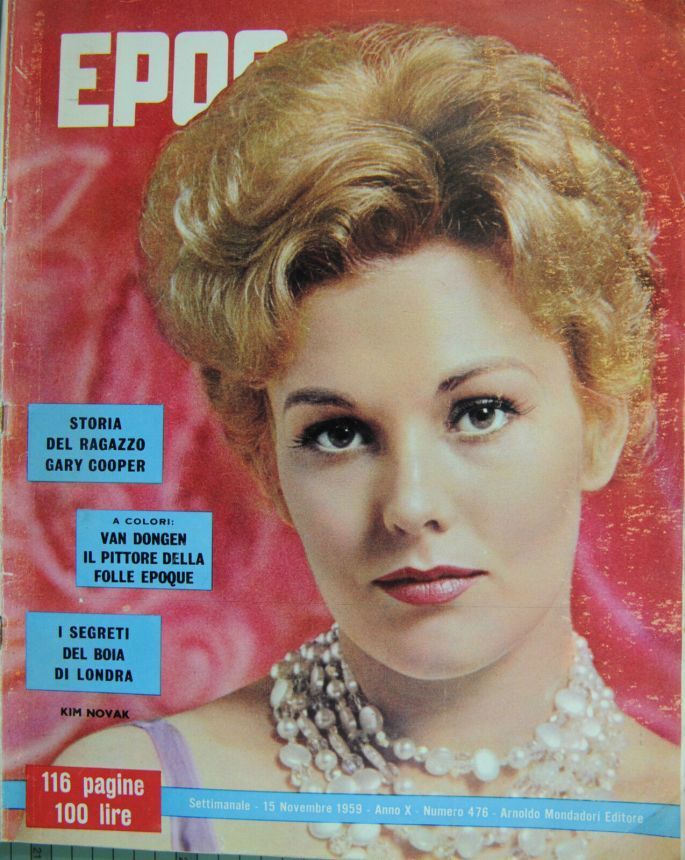 EPOCA magazine side cover Issue 476 15 November 1959
