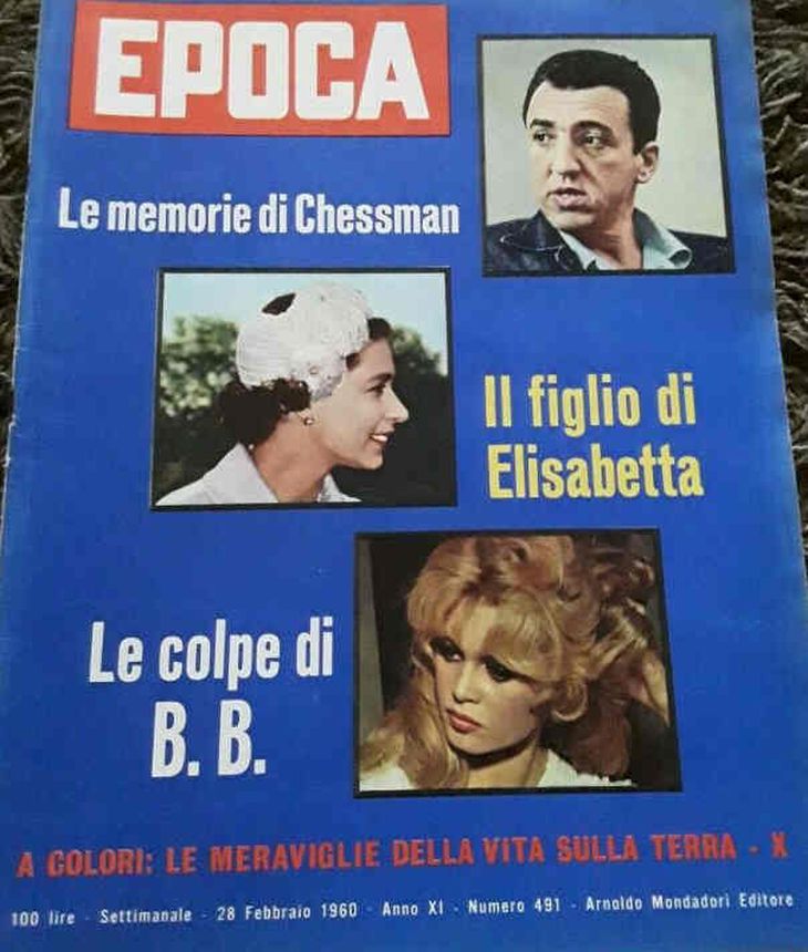 EPOCA magazine side cover Issue 491 28 February 1960