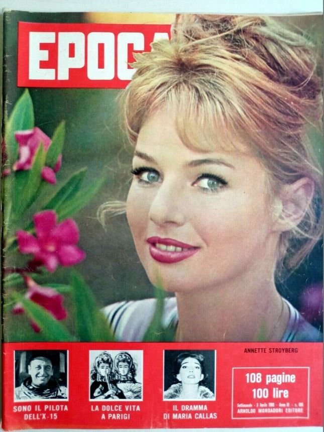 EPOCA magazine side cover Issue 496 3 April 1960