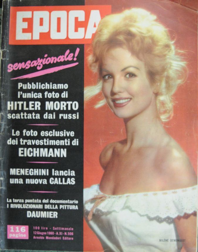 EPOCA magazine side cover Issue 506 12 June 1960