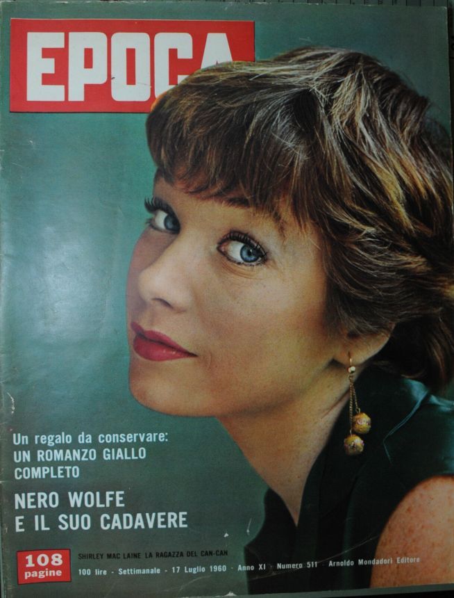EPOCA magazine side cover Issue 511 17 July 1960
