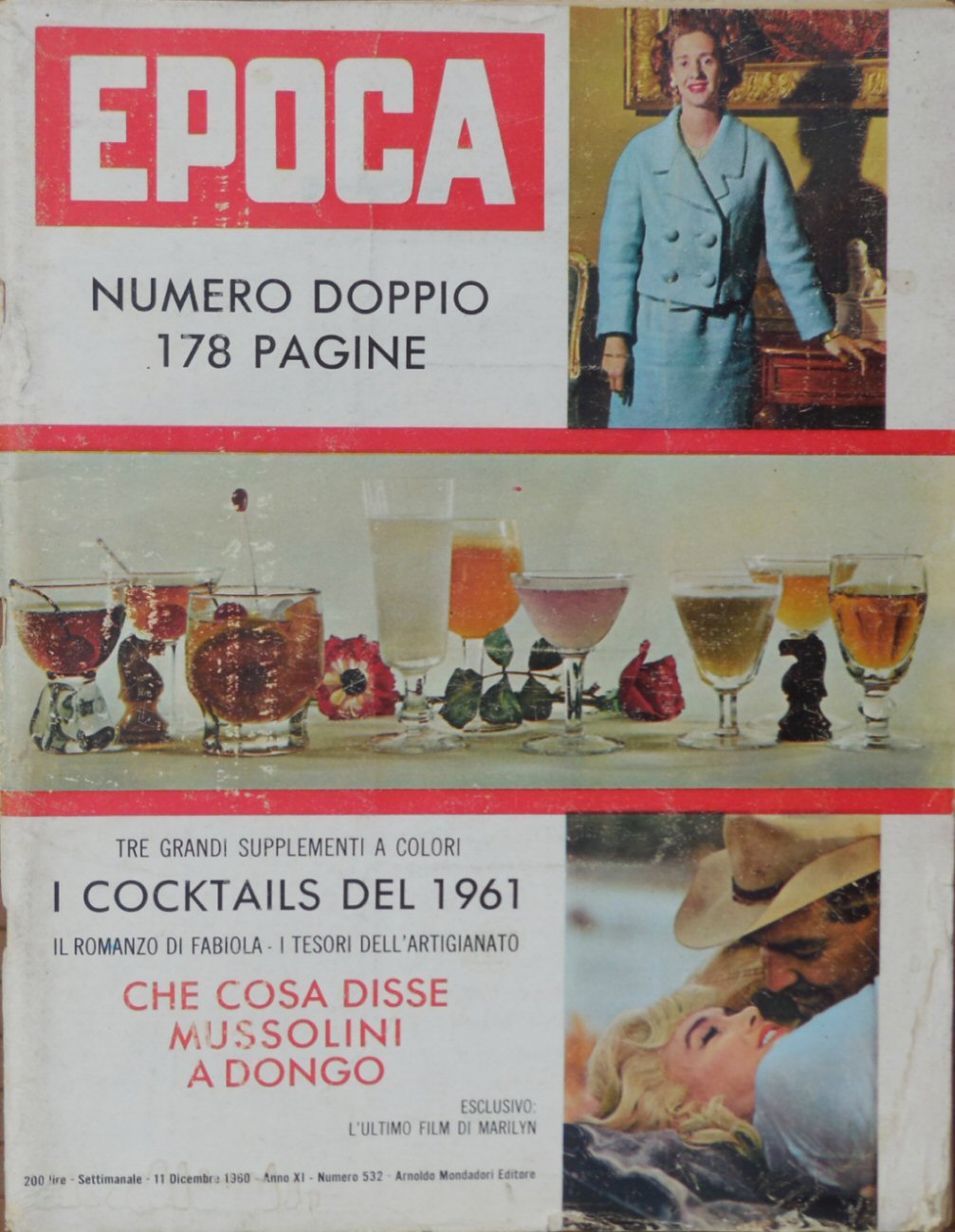 EPOCA magazine side cover Issue 532 11 December 1960