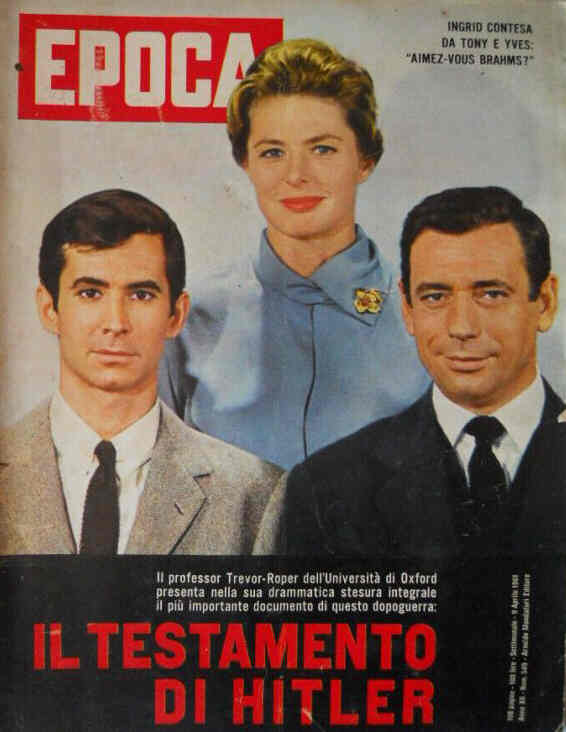 EPOCA magazine side cover Issue 549 9 April 1961