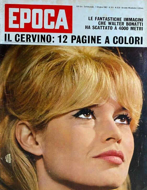 EPOCA magazine side cover Issue 628 7 October 1962