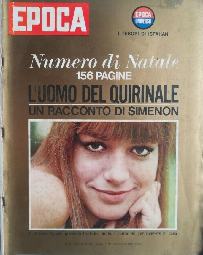 EPOCA magazine side cover Issue 743 20 December 1964