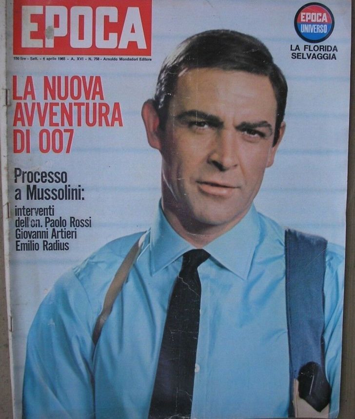 EPOCA magazine side cover Issue 758 4 April 1965