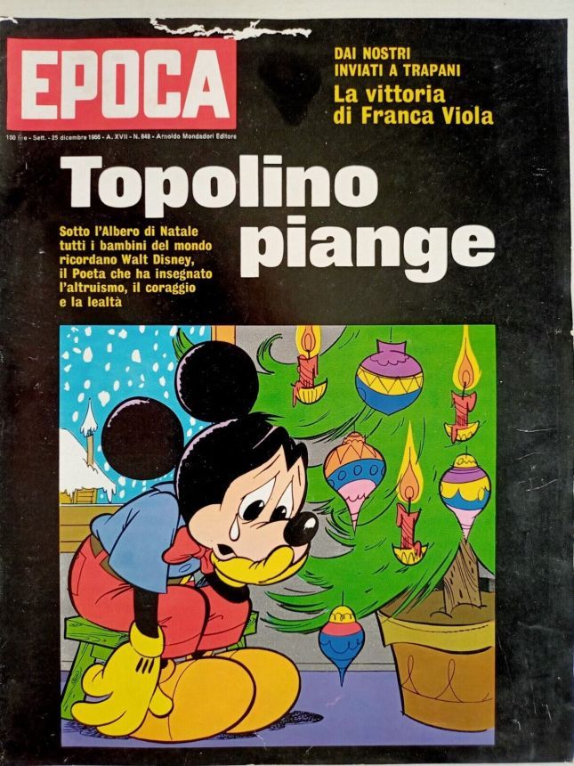 EPOCA magazine side cover Issue 848 25 December 1966