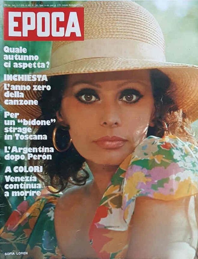 EPOCA magazine side cover Issue 1240 13 July 1974