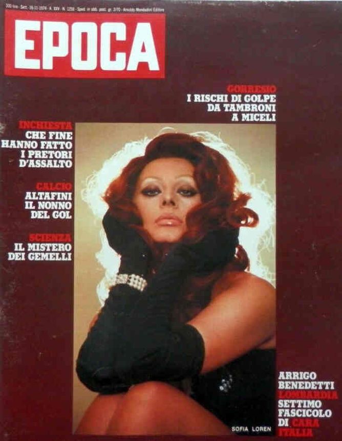 EPOCA magazine side cover Issue 1258 16 November 1974