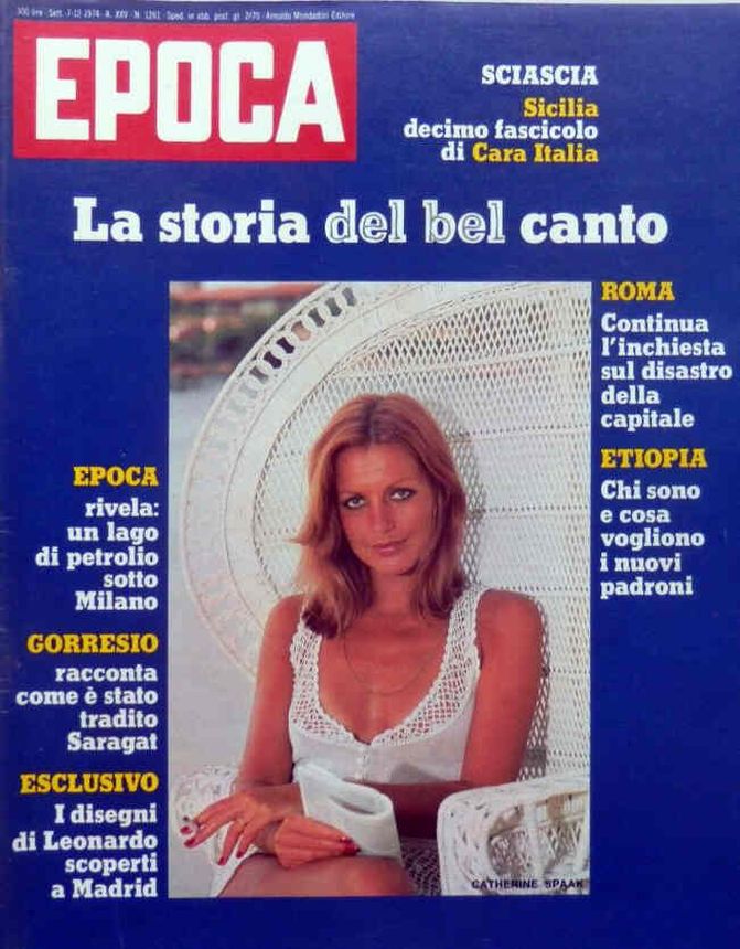 EPOCA magazine side cover Issue 1261 7 December 1974