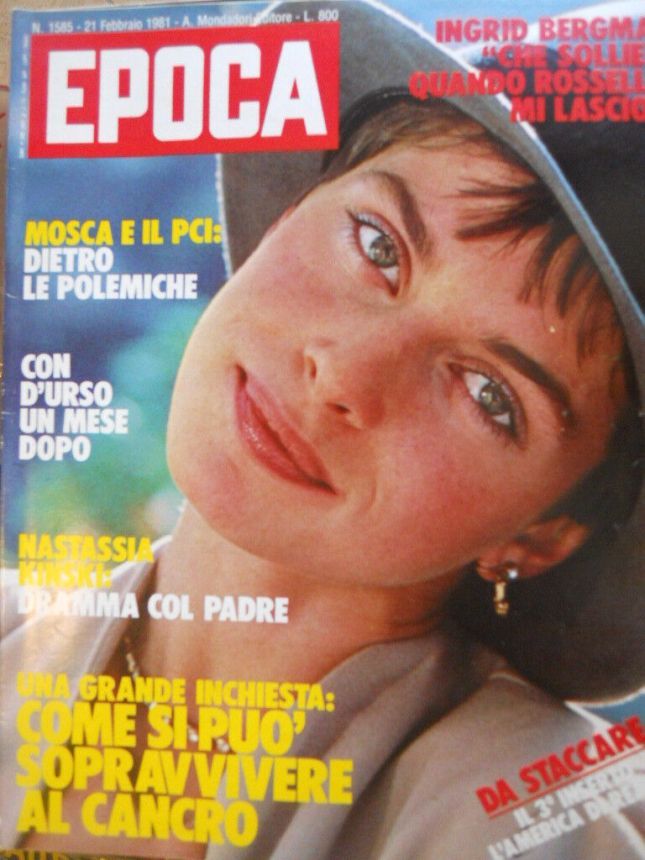 EPOCA magazine side cover Issue 1585 21 February 1981