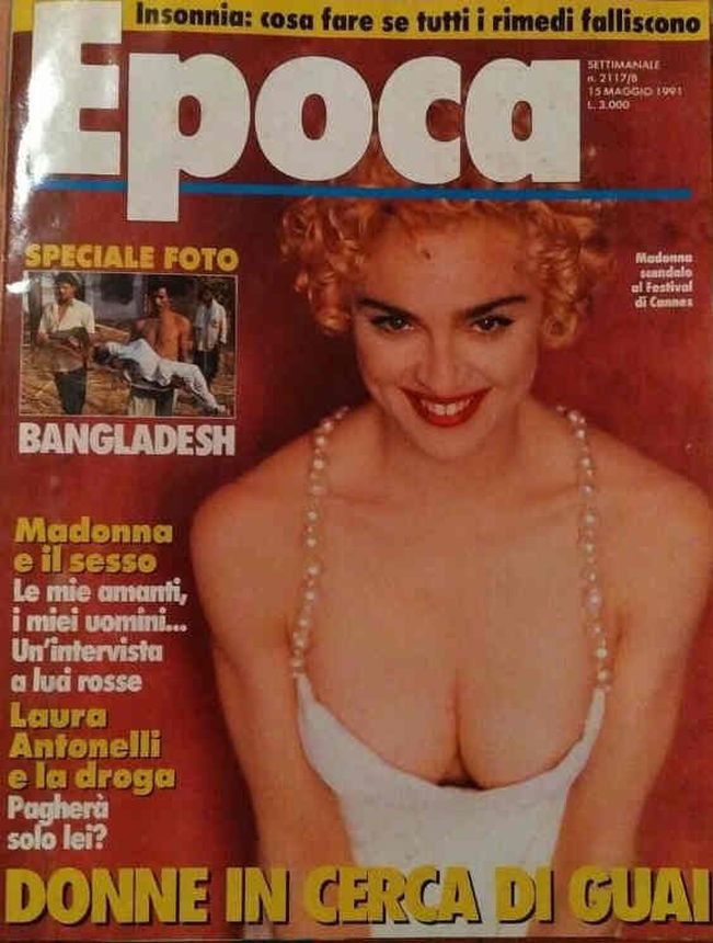 EPOCA magazine side cover Issue 2117-18 15 May 1991