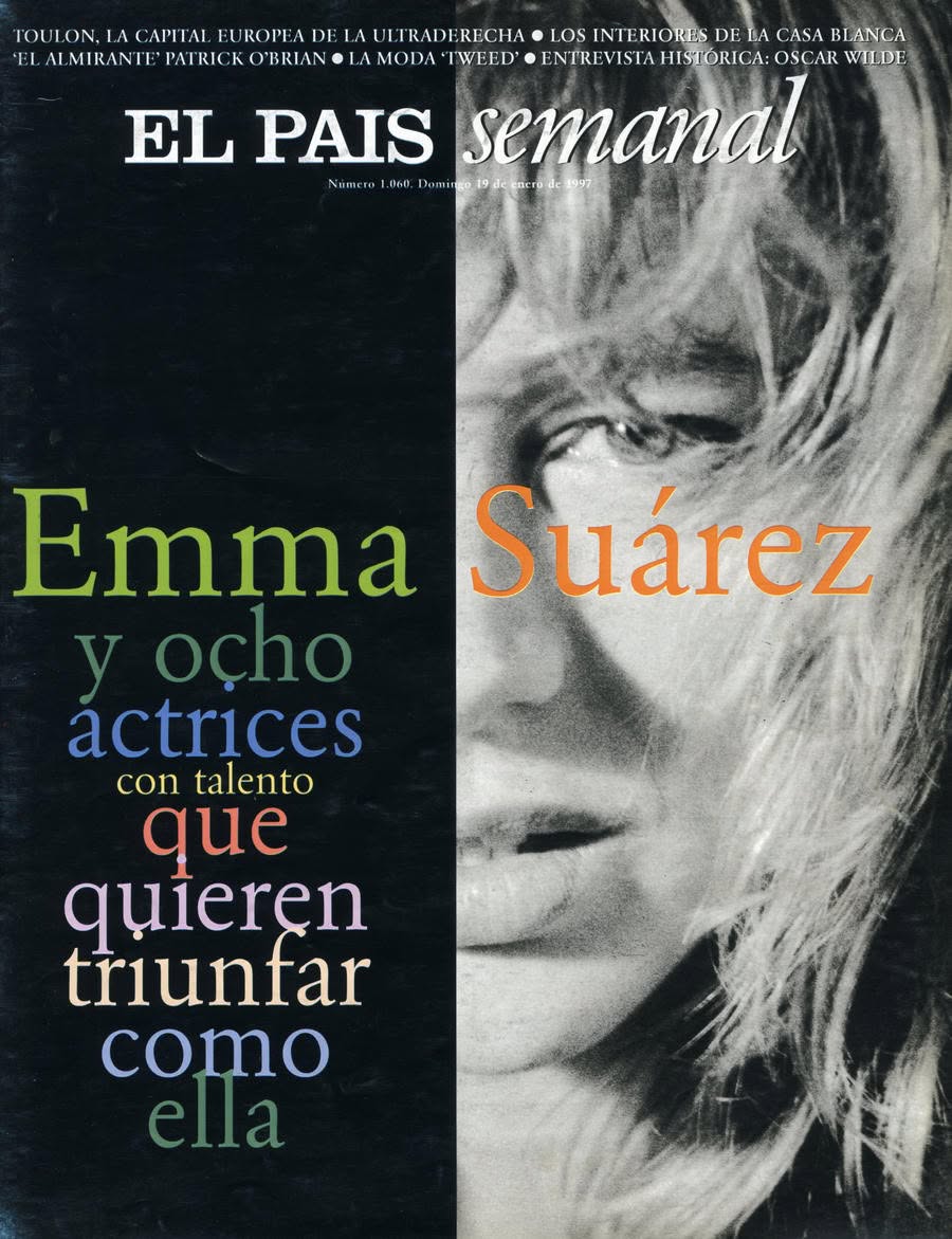 EL PAIS SEMANAL magazine side cover Issue 1060 19 January 1997