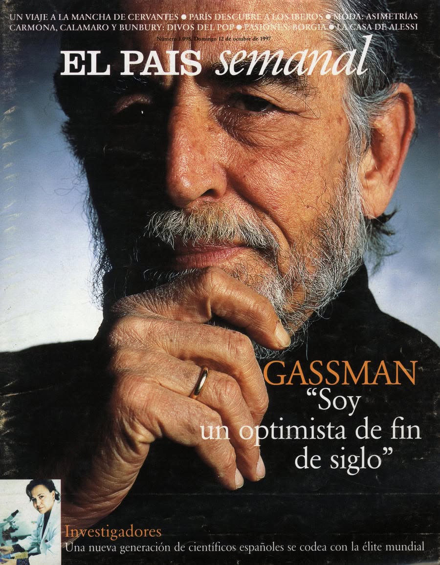 EL PAIS SEMANAL magazine side cover Issue 1098 12 October 1997