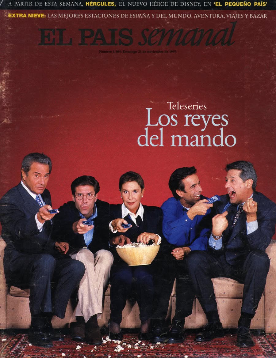 EL PAIS SEMANAL magazine side cover Issue 1104 23 November 1997