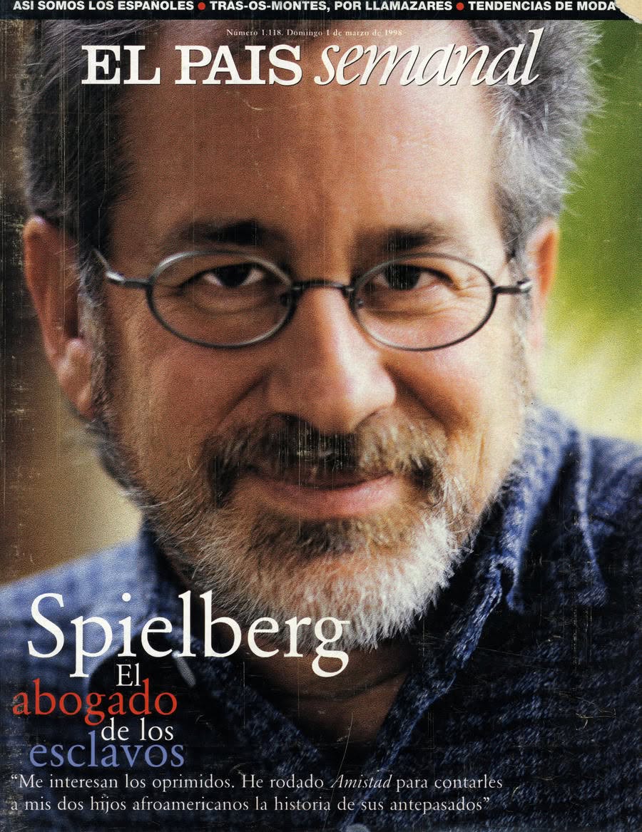 EL PAIS SEMANAL magazine side cover Issue 1118 1 March 1998