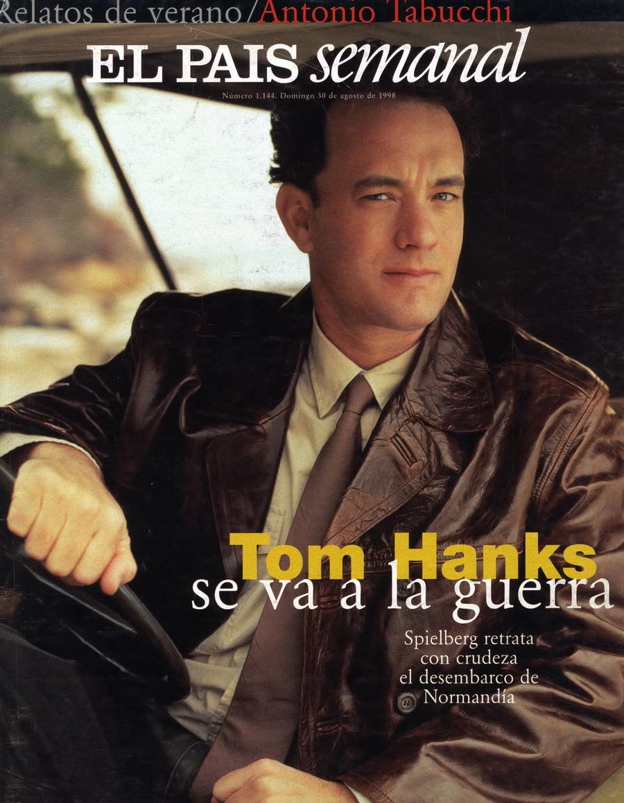 EL PAIS SEMANAL magazine side cover Issue 1144 30 August 1998
