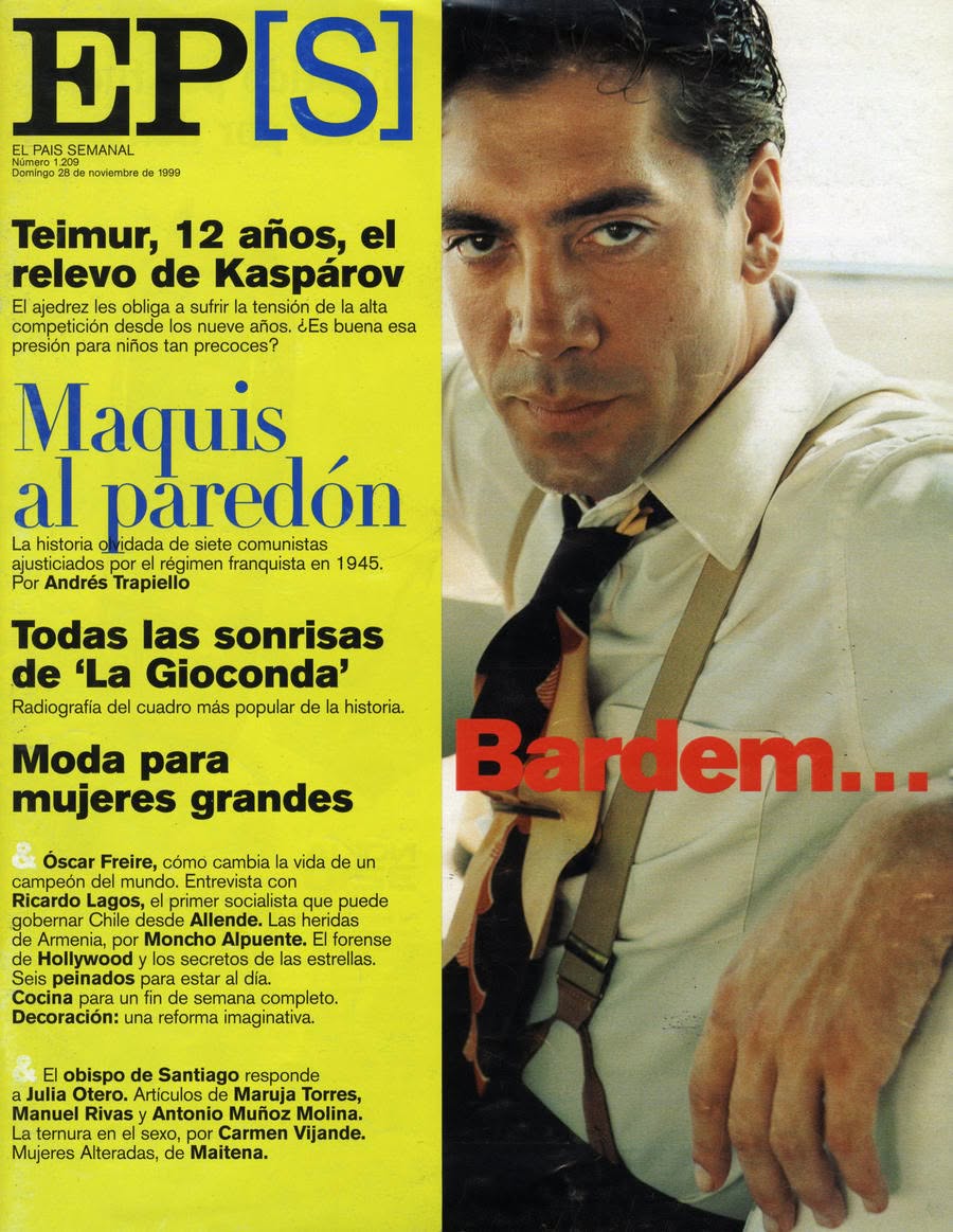 EL PAIS SEMANAL magazine side cover Issue 1209 28 November 1999