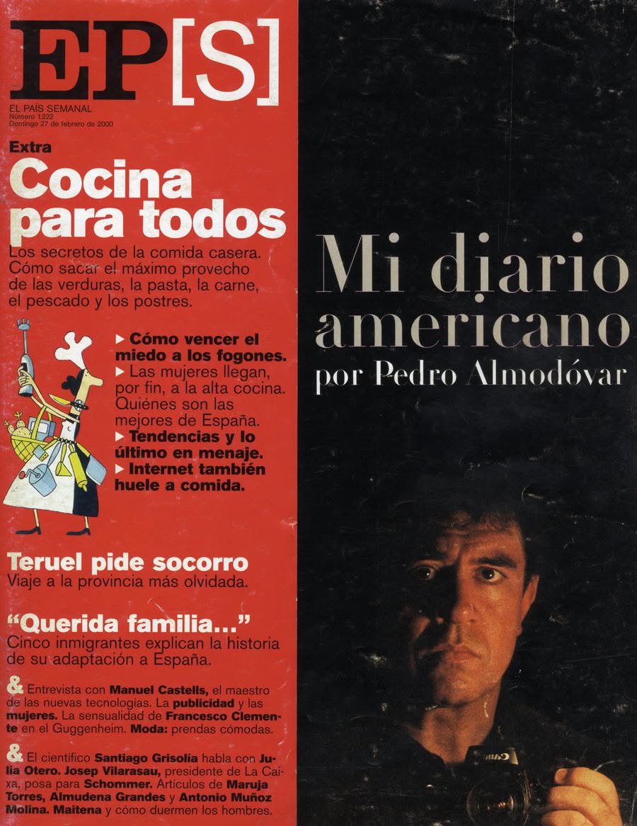 EL PAIS SEMANAL magazine side cover Issue 1222 27 February 2000