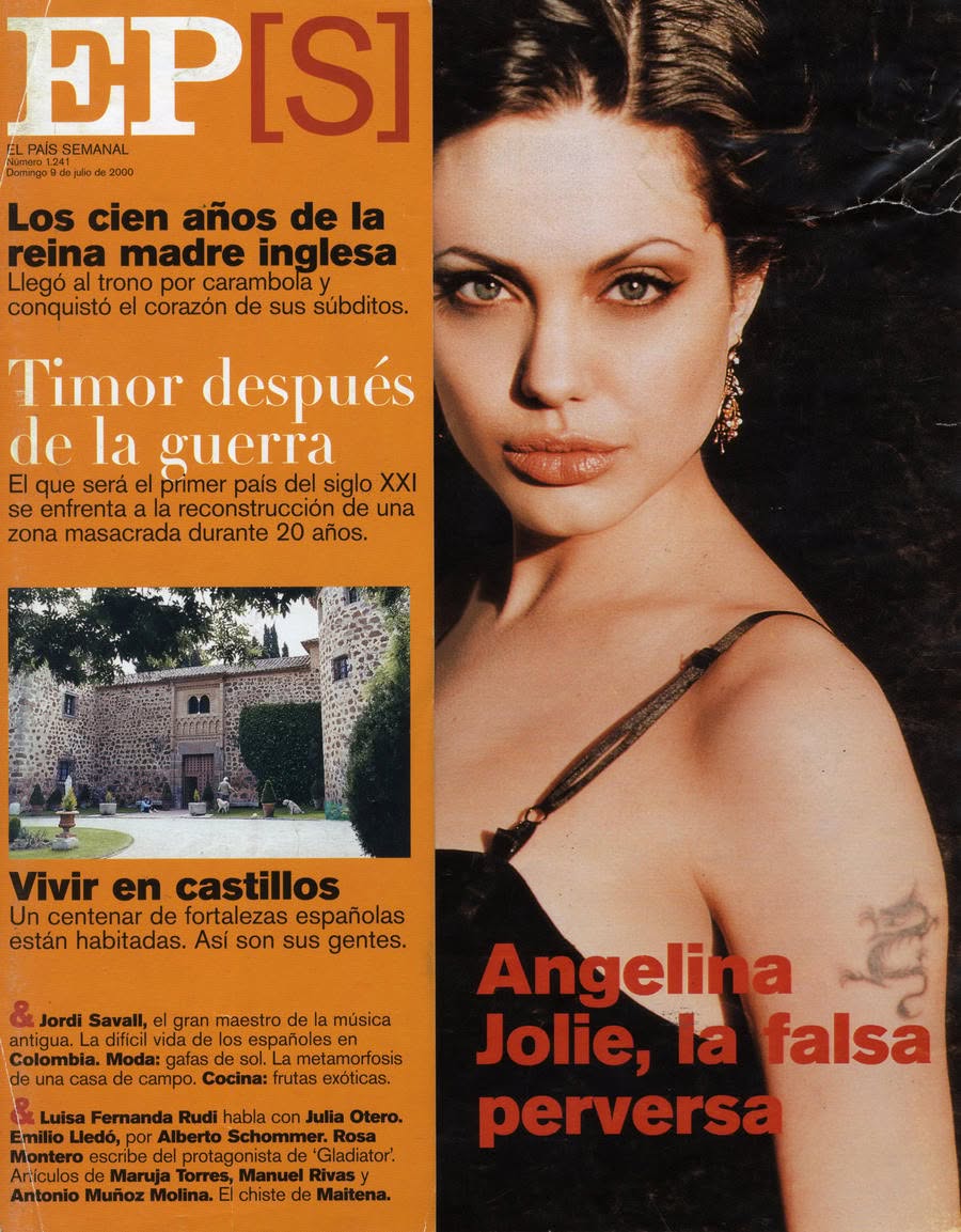 EL PAIS SEMANAL magazine side cover Issue 1241 9 July 2000