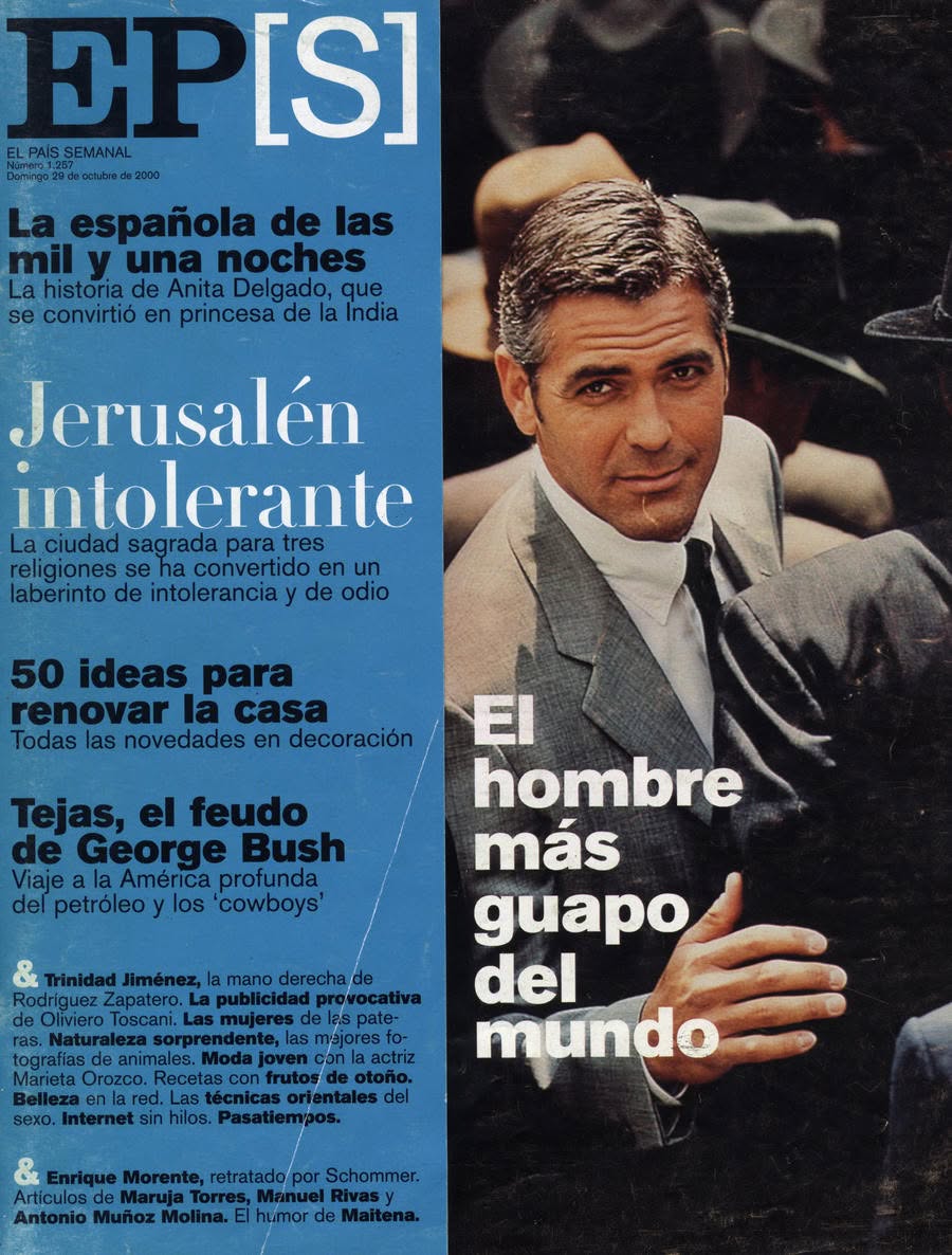 EL PAIS SEMANAL magazine side cover Issue 1257 29 October 2000