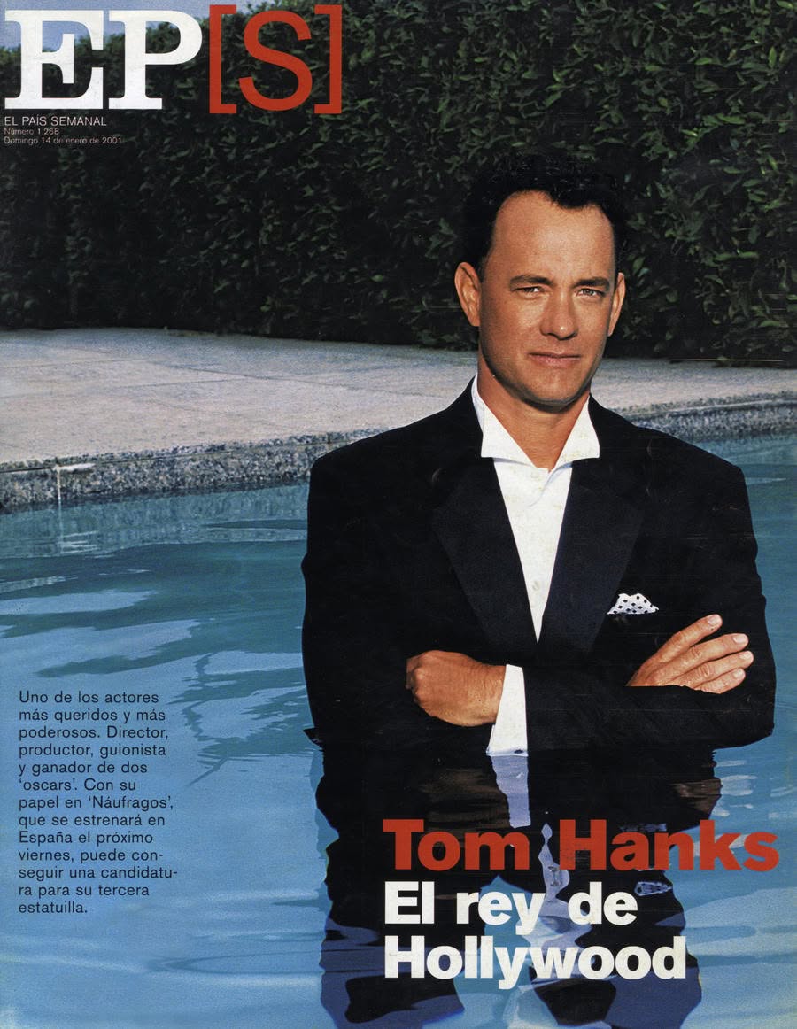 EL PAIS SEMANAL magazine side cover Issue 1268  January 2001