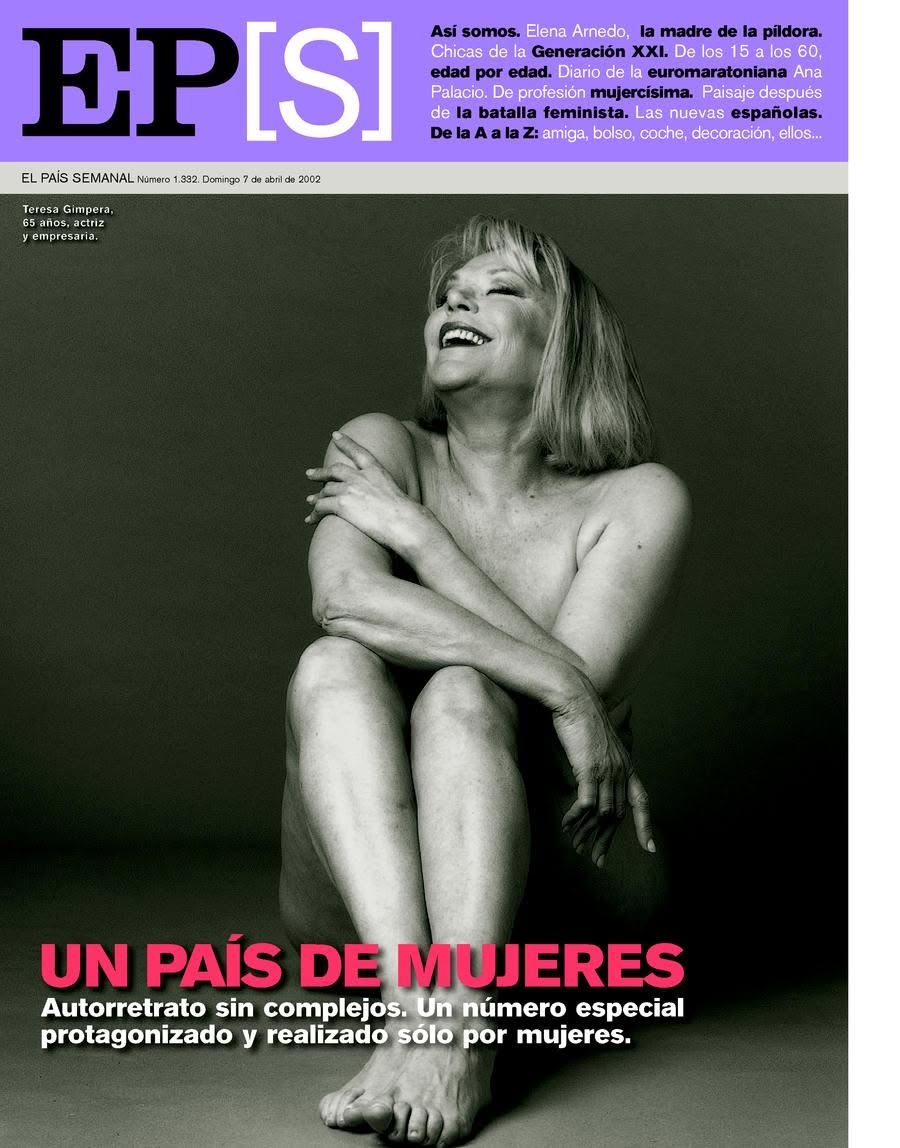 EL PAIS SEMANAL magazine side cover Issue 1332  April 2002