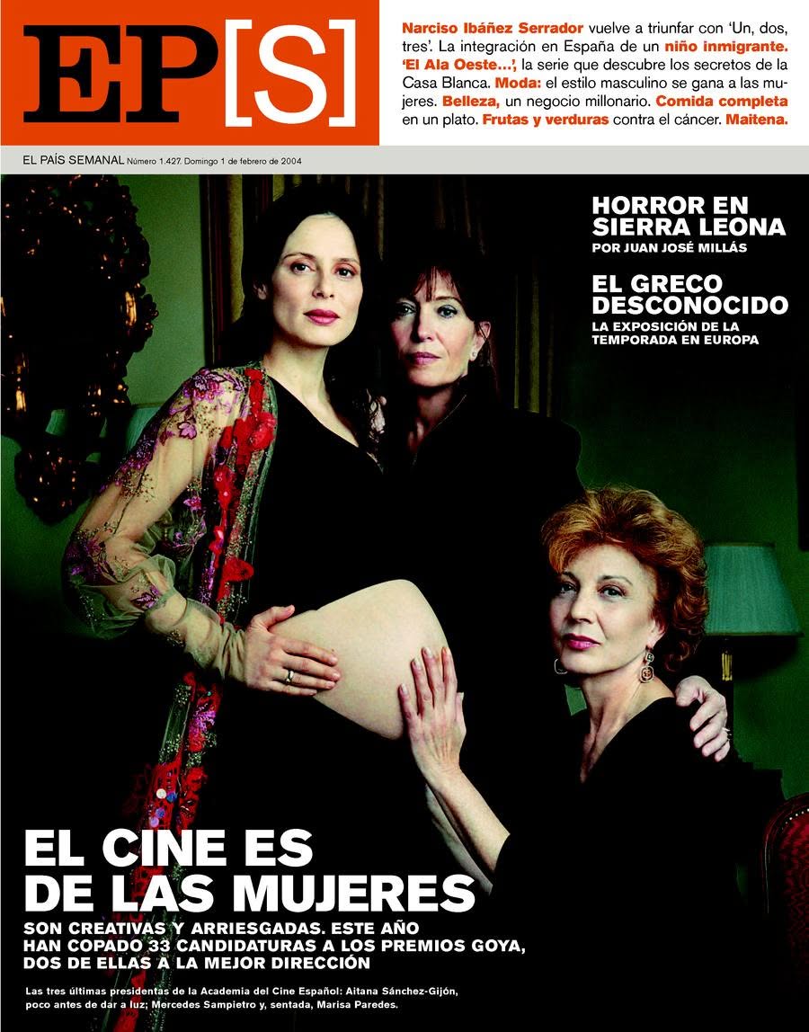EL PAIS SEMANAL magazine side cover Issue 1427  February 2004