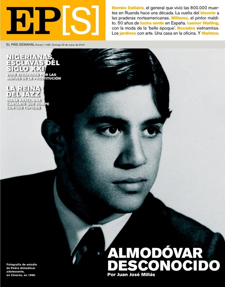 EL PAIS SEMANAL magazine side cover Issue 1435  March 2004
