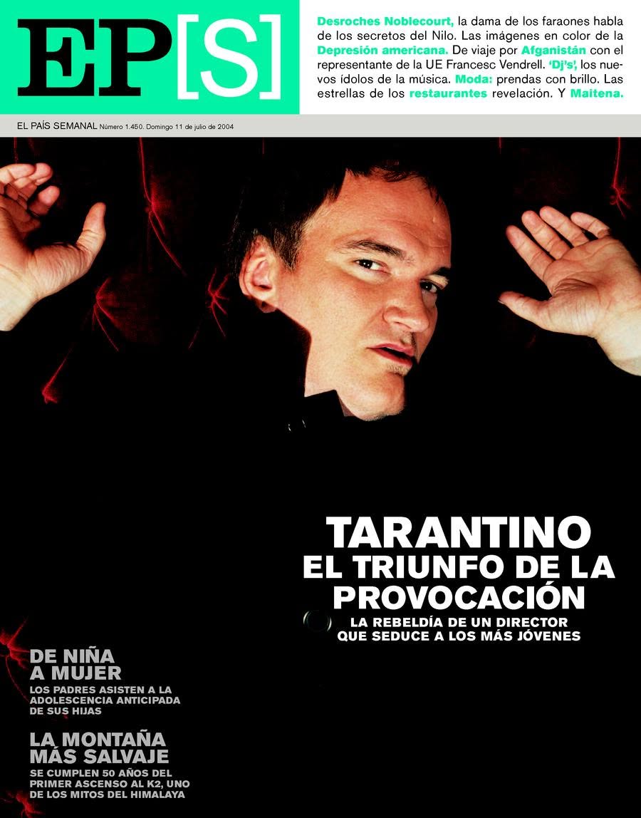 EL PAIS SEMANAL magazine side cover Issue 1450  July 2004