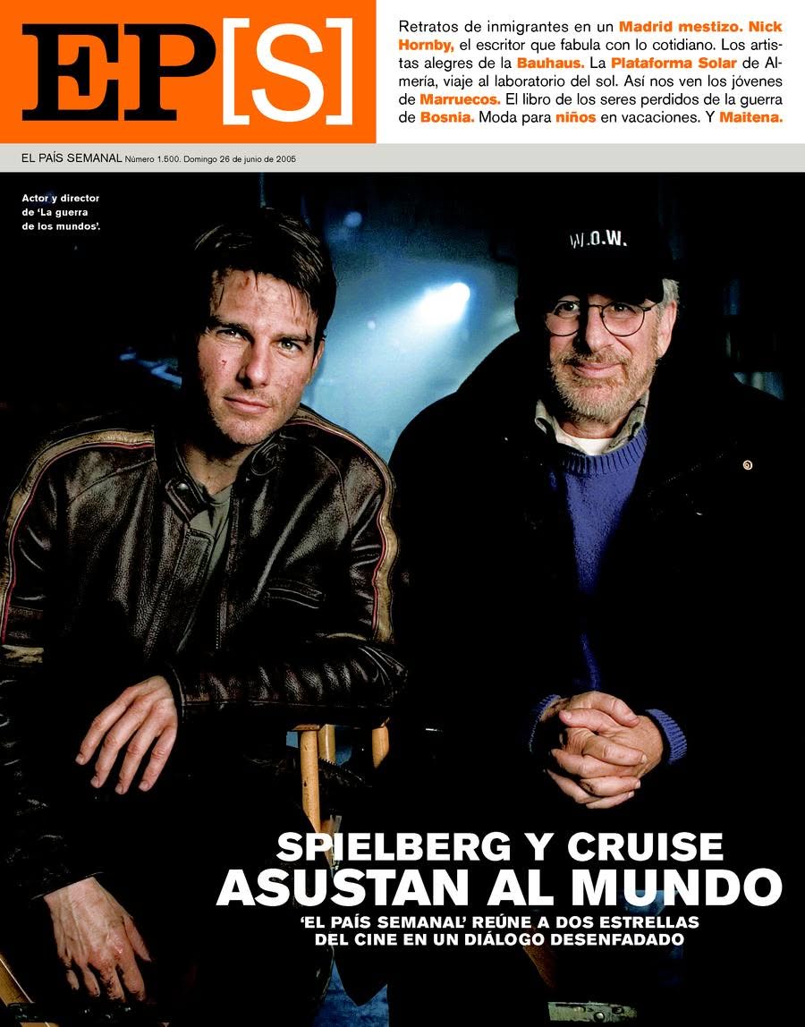 EL PAIS SEMANAL magazine side cover Issue 1500  June 2005