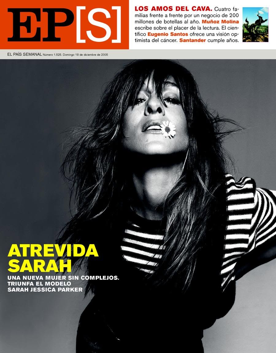 EL PAIS SEMANAL magazine side cover Issue 1525  December 2005