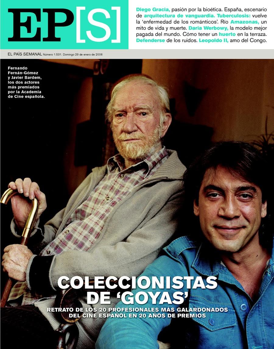 EL PAIS SEMANAL magazine side cover Issue 1531  January 2006
