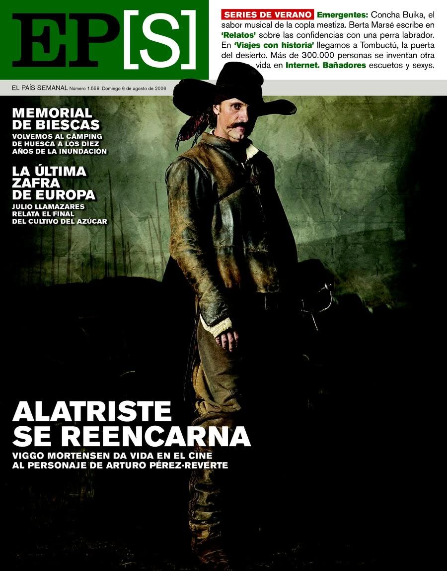 EL PAIS SEMANAL magazine side cover Issue 1558  August 2006