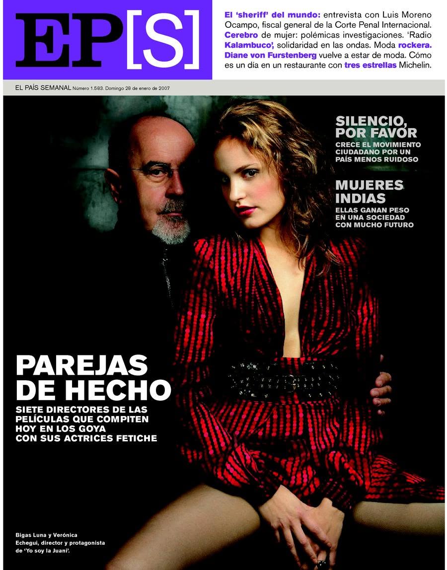EL PAIS SEMANAL magazine side cover Issue 1583  January 2007