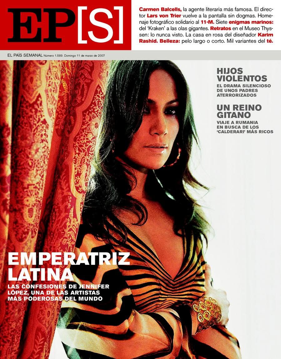 EL PAIS SEMANAL magazine side cover Issue 1589  March 2007
