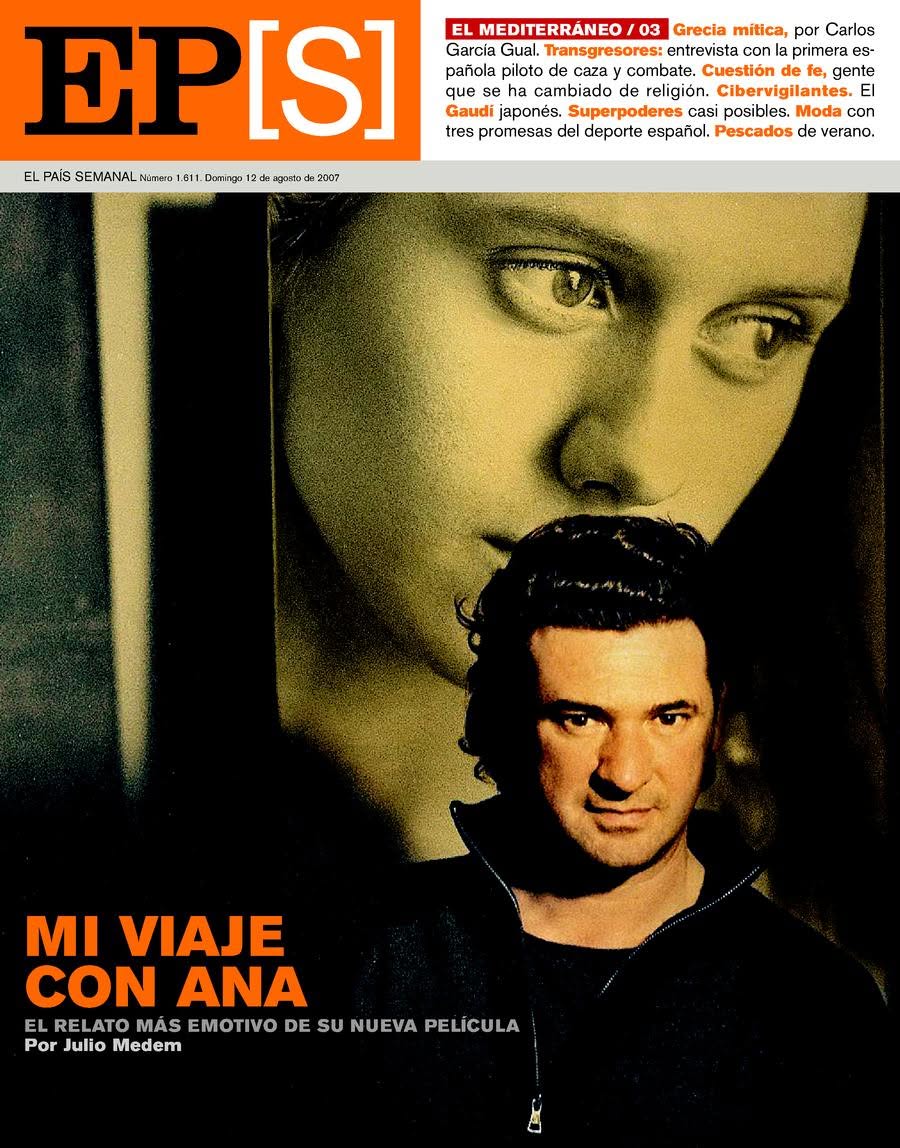 EL PAIS SEMANAL magazine side cover Issue 1611  August 2007